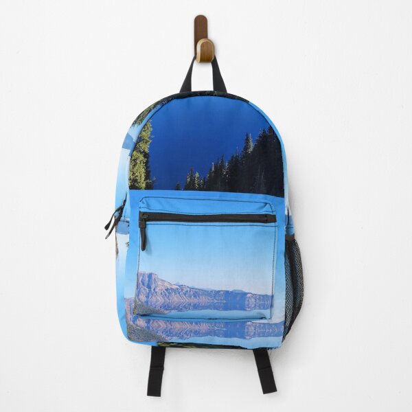 Item preview, Trees Lining the Shore of Crater Lake designed and sold by MilesToHike.