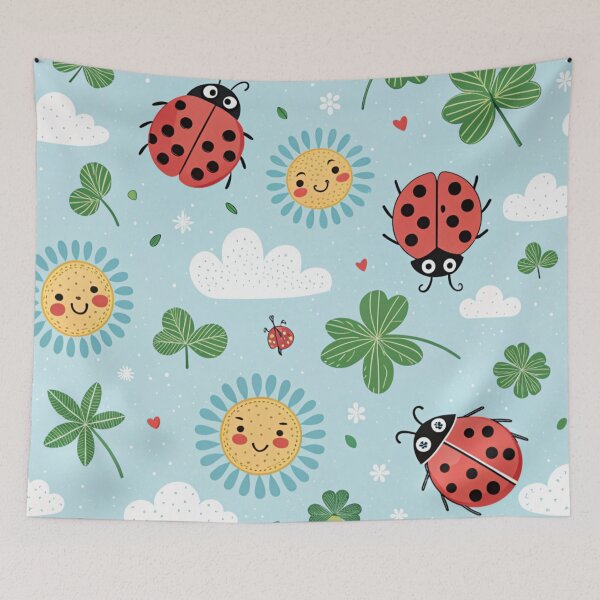 Item preview, Four-leaf clovers & ladybugs . designed and sold by Lucky 777.