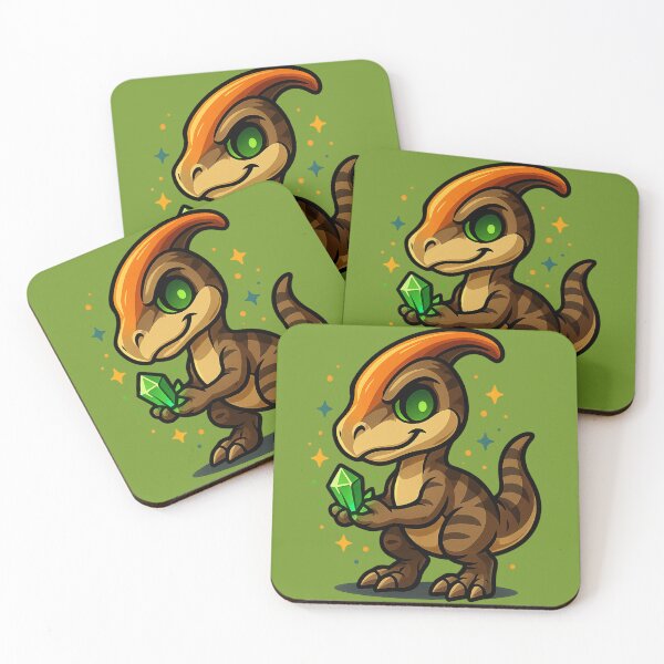 Item preview, Cute Dino with Crystal designed and sold by Ahau Designs.
