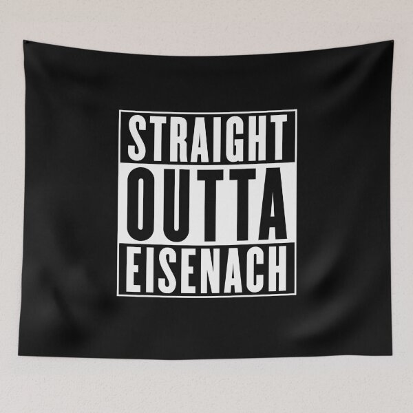 Item preview, Straight outta Eisenach (white) designed and sold by VEB Ostladen.