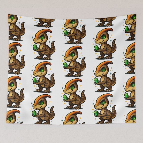 Item preview, Cute Dino with Crystal designed and sold by Ahau Designs.