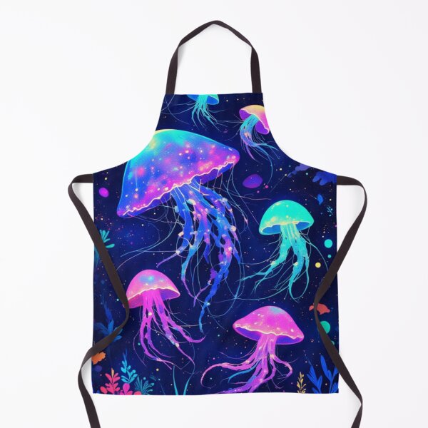 Item preview, jellyfish Bioluminescent Neon Dance  designed and sold by SabaMirzique.