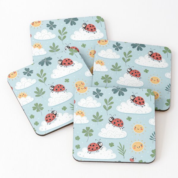 Item preview, Four-leaf clovers & ladybugs . designed and sold by Lucky 777.