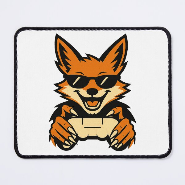 Item preview, Cool Fox Gamer with Controller – Esports Mascot designed and sold by CaliLuminos.