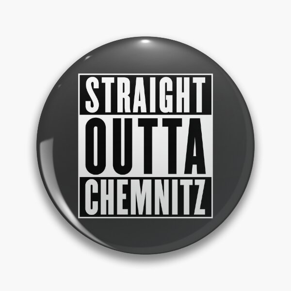Item preview, Straight outta Chemnitz (black and white) designed and sold by VEB Ostladen.