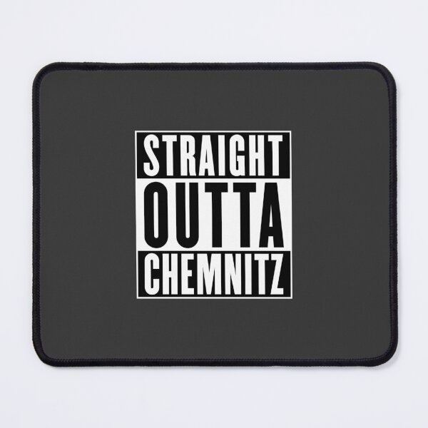 Item preview, Straight outta Chemnitz (black and white) designed and sold by VEB Ostladen.