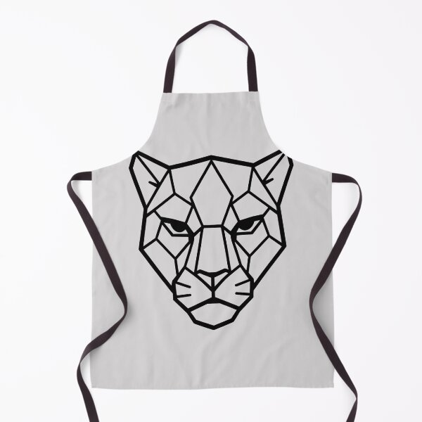 Item preview, Geometric Wild Cat Head – Minimalist Line Art Design designed and sold by Jack’s Shirts Craft.