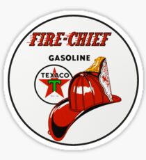 Texaco Fire Chief Sticker