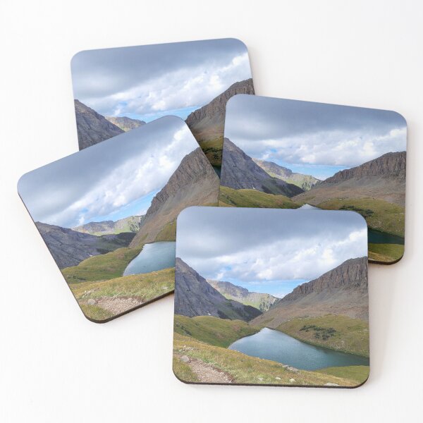 Item preview, Lake Tucked in Alpine Valley Framed by Peaks designed and sold by MilesToHike.
