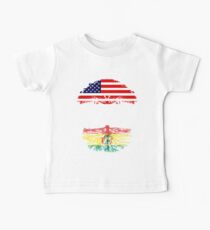 American Son With Bolivian Roots - Gift For Bolivian Son Baby Tee