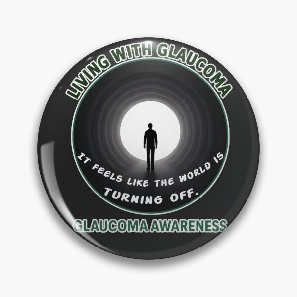 Item preview, Glaucoma Tunnel Awareness: The World Turning Off designed and sold by Eyepatch-Jacks.