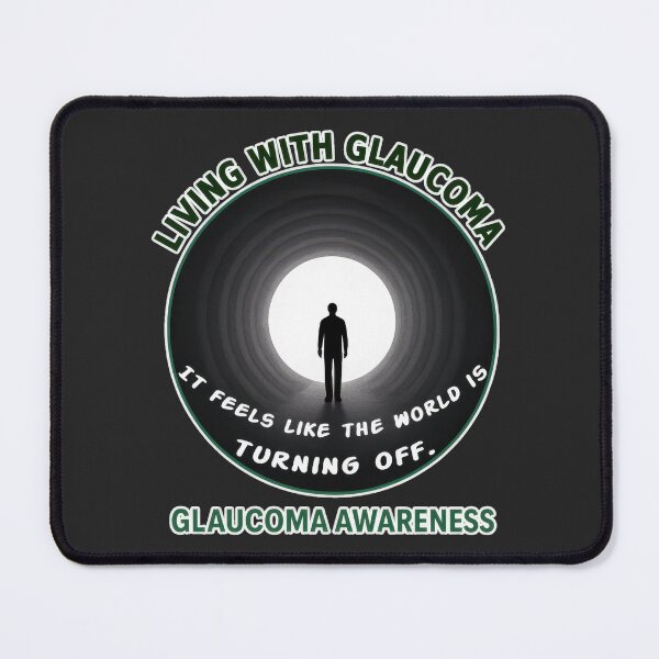 Item preview, Glaucoma Tunnel Awareness: The World Turning Off designed and sold by Eyepatch-Jacks.