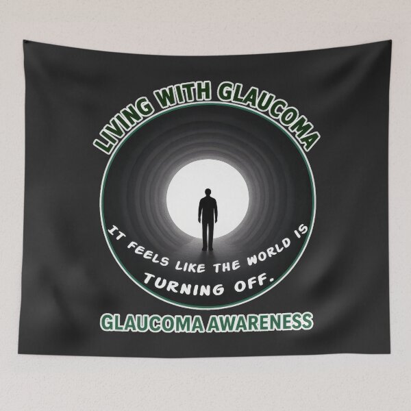 Item preview, Glaucoma Tunnel Awareness: The World Turning Off designed and sold by Eyepatch-Jacks.