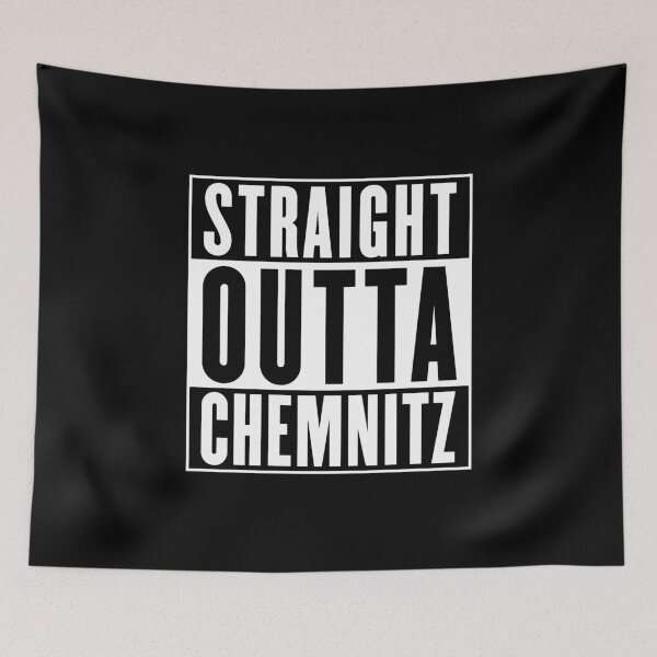 Item preview, Straight outta Chemnitz (white) designed and sold by VEB Ostladen.