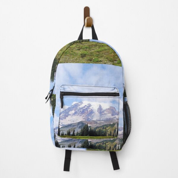 Item preview, Mount Rainier Towering Over Alpine Meadow designed and sold by MilesToHike.