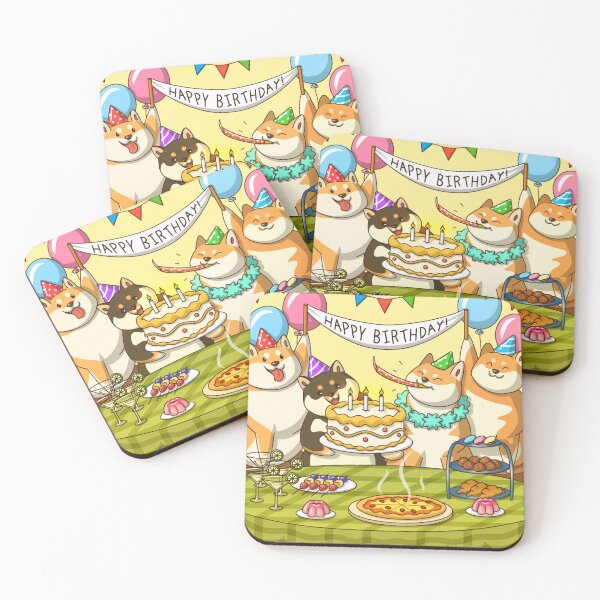 Item preview, Copy of Ukiyosou Shibas Birthday  designed and sold by Kyna Arts.