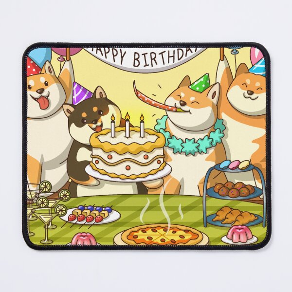 Item preview, Copy of Ukiyosou Shibas Birthday  designed and sold by Kyna Arts.