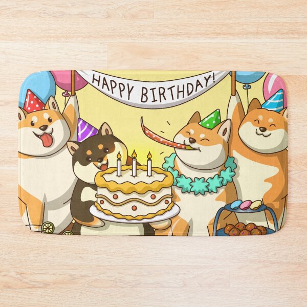 Item preview, Copy of Ukiyosou Shibas Birthday  designed and sold by Kyna Arts.