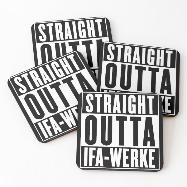 Item preview, Straight outta IFA-Werke (white) designed and sold by VEB Ostladen.