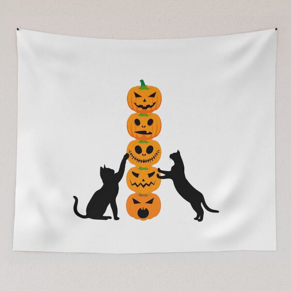 Item preview, Black Cat & Pumpkin Halloween Series designed and sold by Moonssa Design.