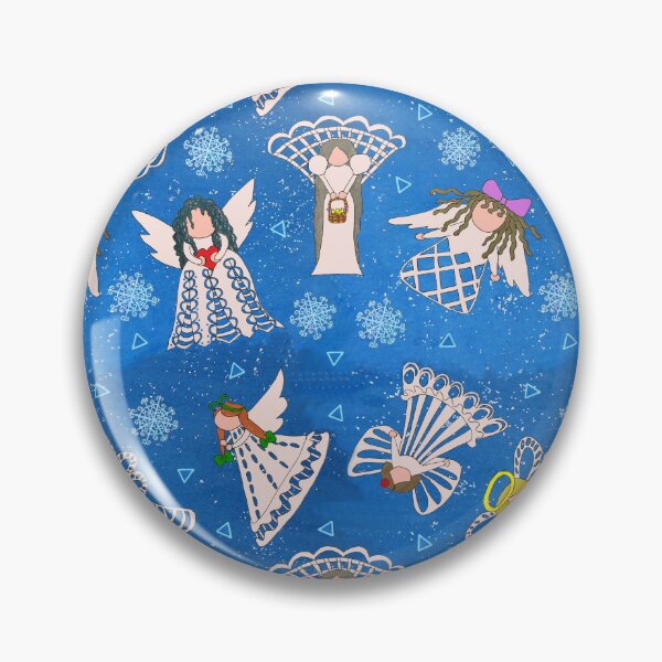 Item preview, Angel Delight in Blue  designed and sold by Sonia Osiecka Ramsurn.