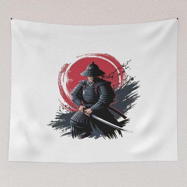 Item preview, Sunset samurai warrior designed and sold by SOUFIANE1991.