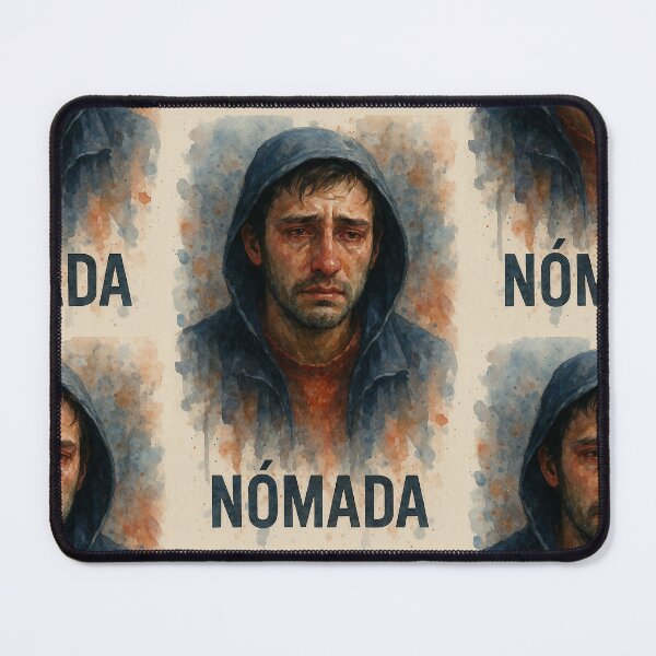 Item preview, NOMAD — Watercolor portrait of a migrant man. By COLORALMY designed and sold by Coloralmy.
