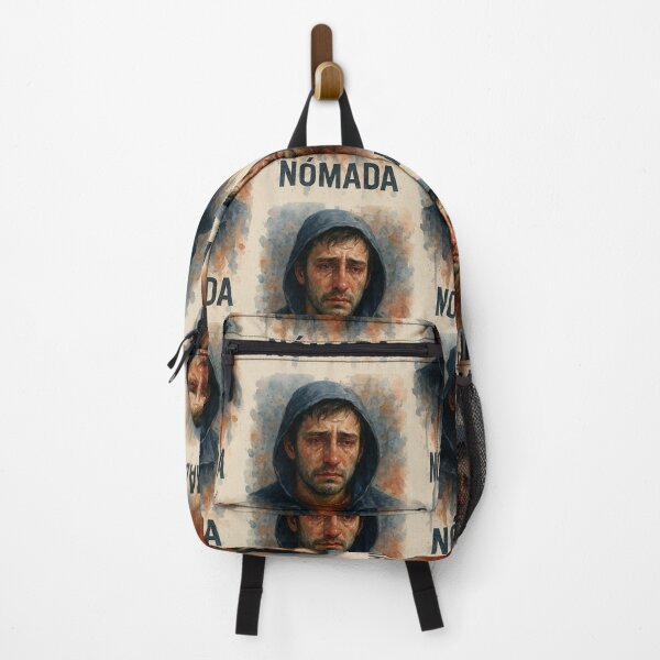 Item preview, NOMAD — Watercolor portrait of a migrant man. By COLORALMY designed and sold by Coloralmy.
