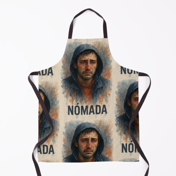 Item preview, NOMAD — Watercolor portrait of a migrant man. By COLORALMY designed and sold by Coloralmy.