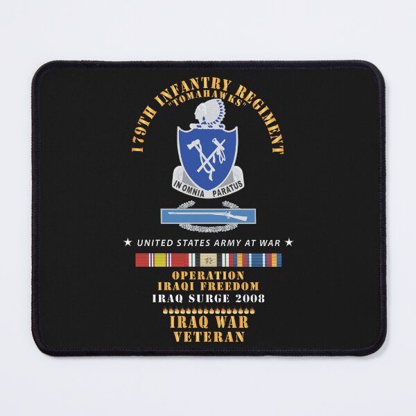 Item preview, Army - DUI - 179th Infantry Regiment - Tomahawks - Iraq Surge 2008 w CIB - OIF - IRAQ SVC X 300 designed and sold by Military Insignia Products.