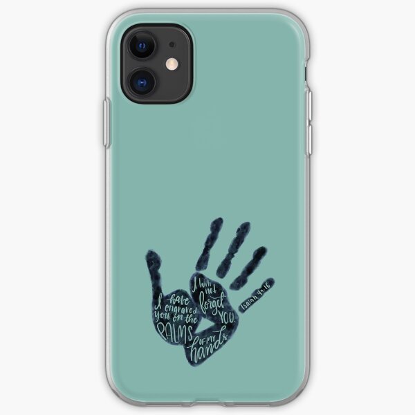 Isaiah 49:16 - Palm of his hands iPhone Soft Case