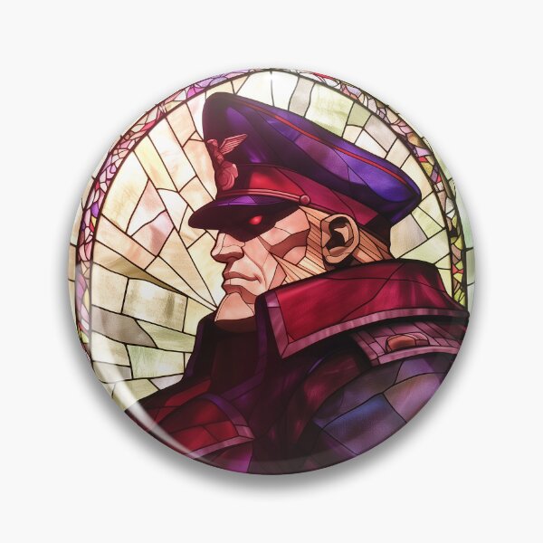 Item preview, Stained Glass M. Bison designed and sold by SchellStation.