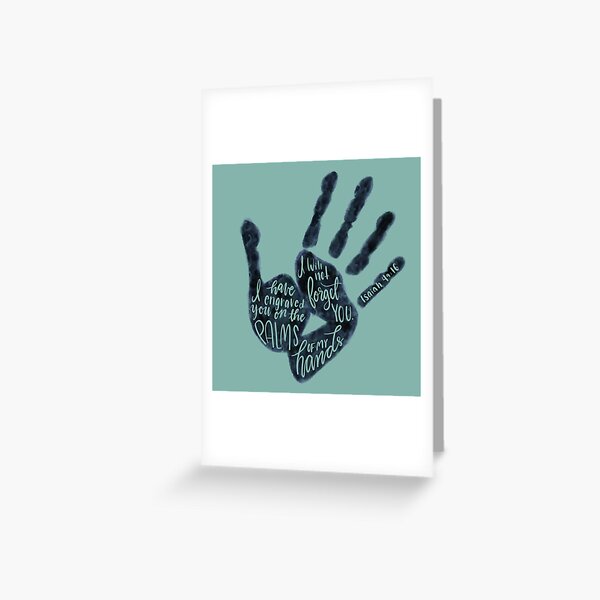 Item preview, Isaiah 49:16 - Palm of his hands designed and sold by NewBranchStudio.