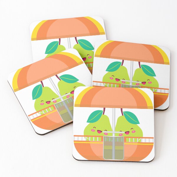 Item preview, Two Pears on a Carnival Ride designed and sold by Sailing Llamas.
