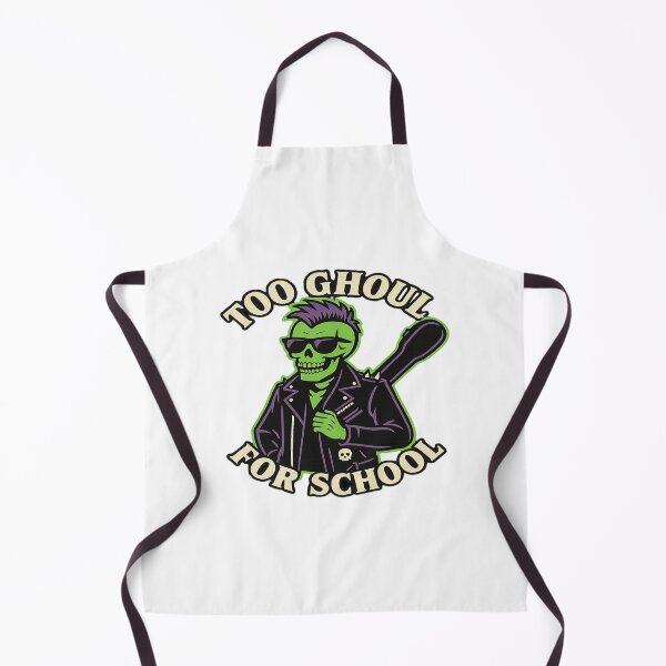Item preview, Too Ghoul for School Punk Rock Halloween Skeleton Design designed and sold by Rockbuster Merch.