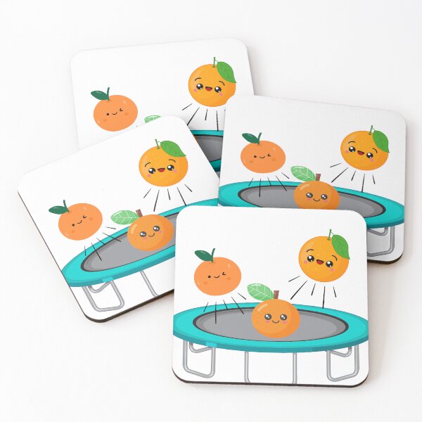 Item preview, Oranges jumping on a trampoline designed and sold by Sailing Llamas.