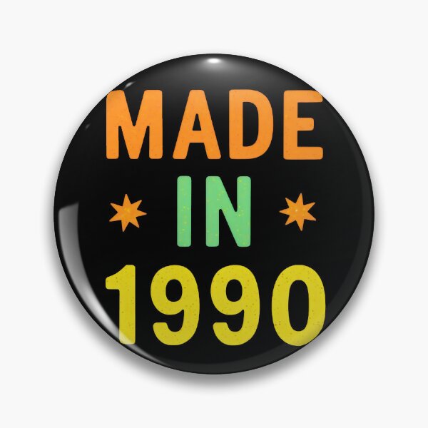 Item preview, Made In 1990 - Retro Birthday Gift Shirt designed and sold by slickywitty.