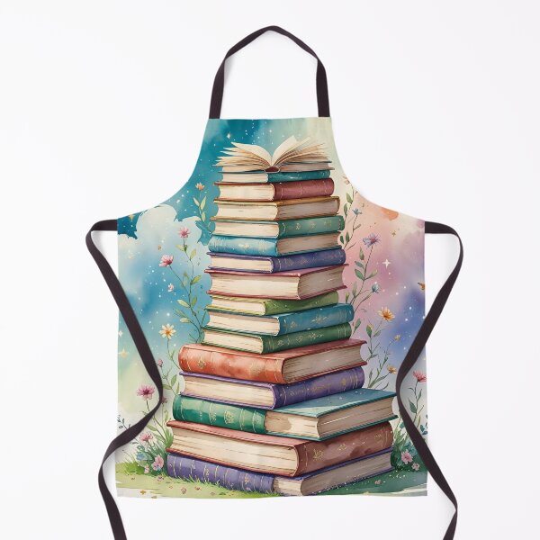 Item preview, Beautiful pile of books- colorful books designed and sold by Rosa-Alma.