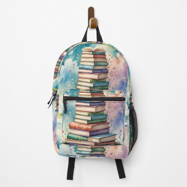 Item preview, Beautiful pile of books- colorful books designed and sold by Rosa-Alma.