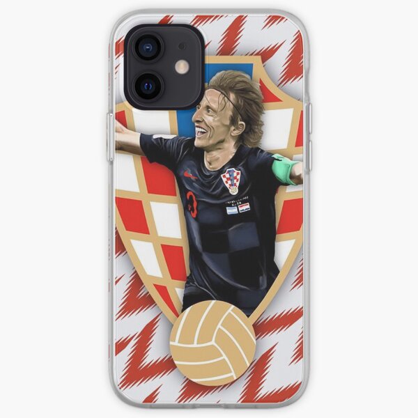 Luka Modric of Real Madrid and Croatia national team iPhone Soft Case