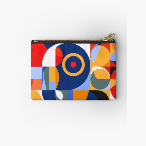 Item preview, Mid-Century Modern Geometric Pattern In Blues And Yellow designed and sold by DEC02.