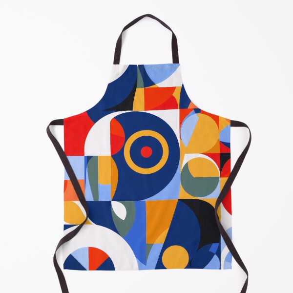 Item preview, Mid-Century Modern Geometric Pattern In Blues And Yellow designed and sold by DEC02.