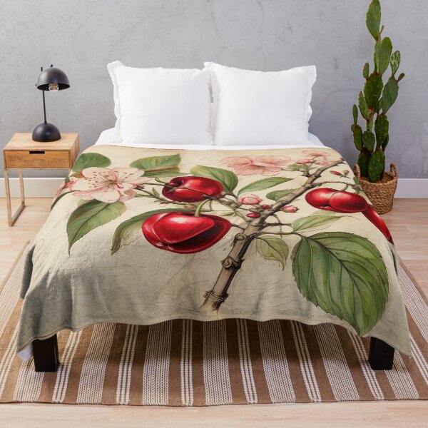Item preview, Vintage Botanical Illustration – Cherries designed and sold by Antik by Schulz.