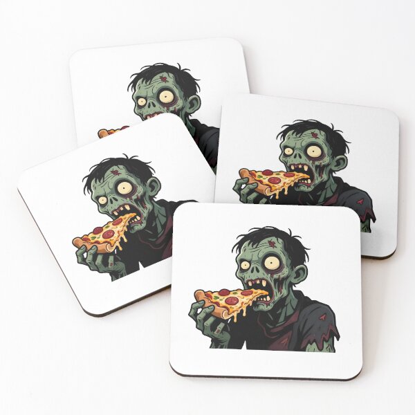 Artikelvorschau, Zombie isst Pizza entworfen und verkauft von Origen88.