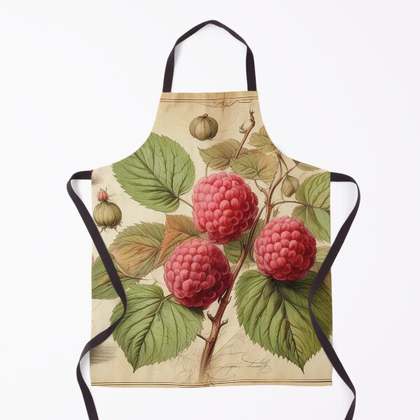 Item preview, Antique Botanical Study – Raspberries designed and sold by Antik by Schulz.