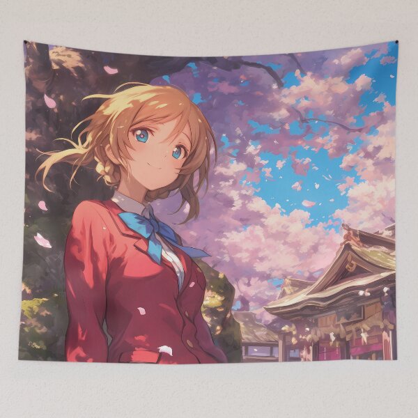 Item preview, Darjeeling Girls und Panzer Anime Sakura Japanese Shrine Elegance designed and sold by earlobejerk.