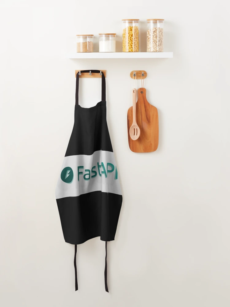 Thumbnail 4 of 6, Apron, FastAPI designed and sold by skoolsarecool.