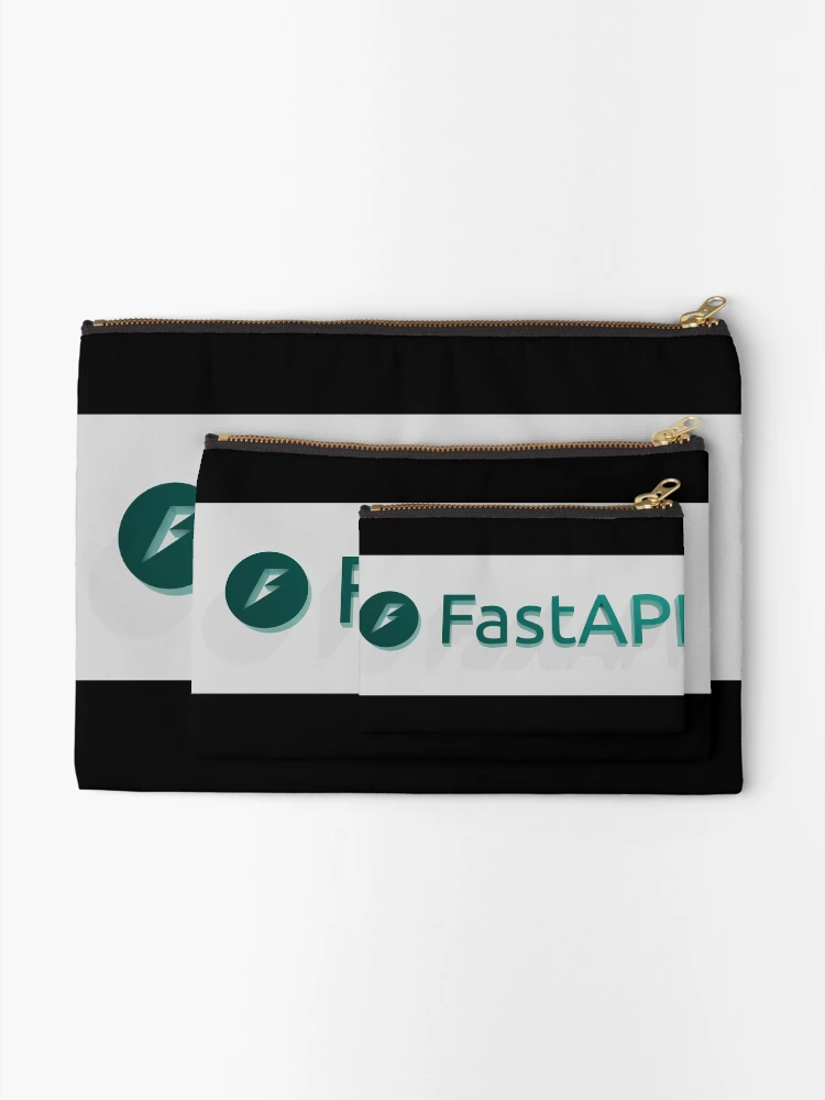 Thumbnail 2 of 4, Zipper Pouch, FastAPI designed and sold by skoolsarecool.