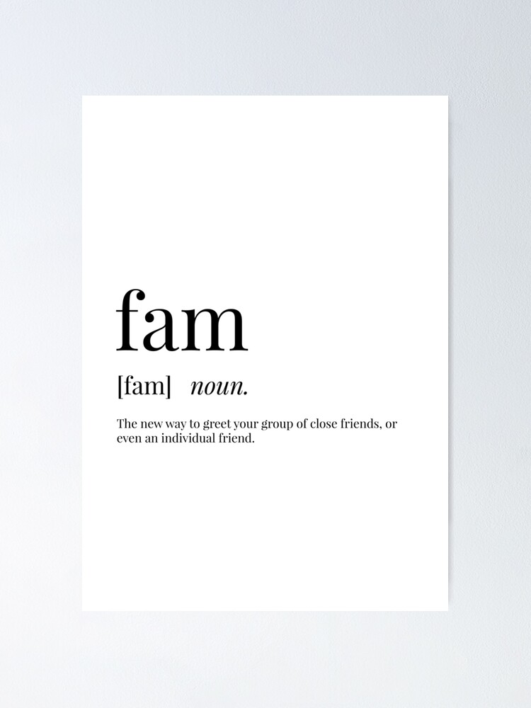 What does fam mean hotsell