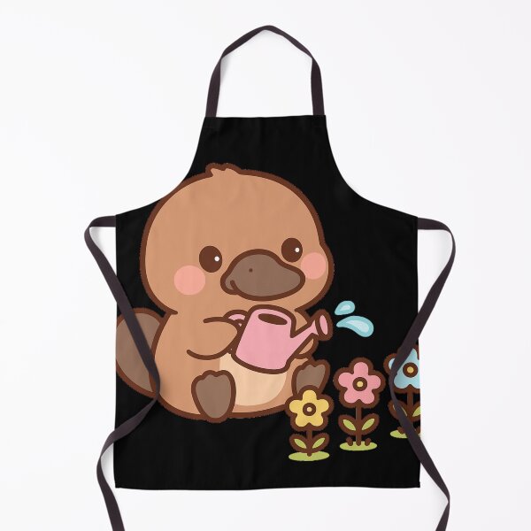 Item preview, Ornitorrinco Jardinero Kawaii designed and sold by Ahau Designs.